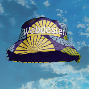 Symbolbild für umfassenden Webdesign-Service - bunter Hut vor Wolken
